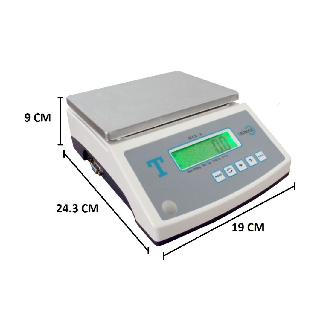 Balanza Electrónica solo Peso 3kg/0.1gr