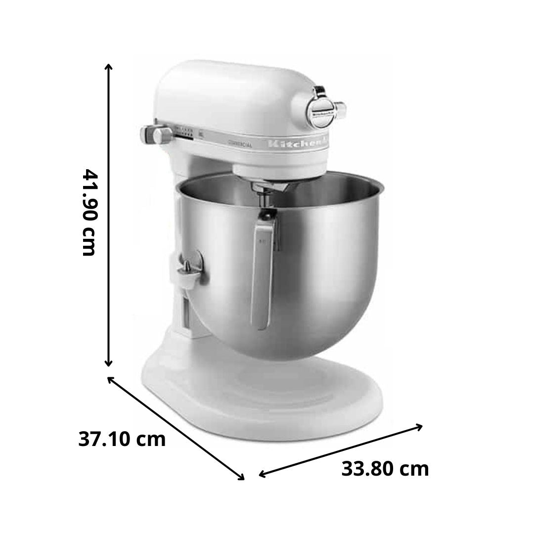 Batidora KitchenAid Comercial 7.6 L Blanca