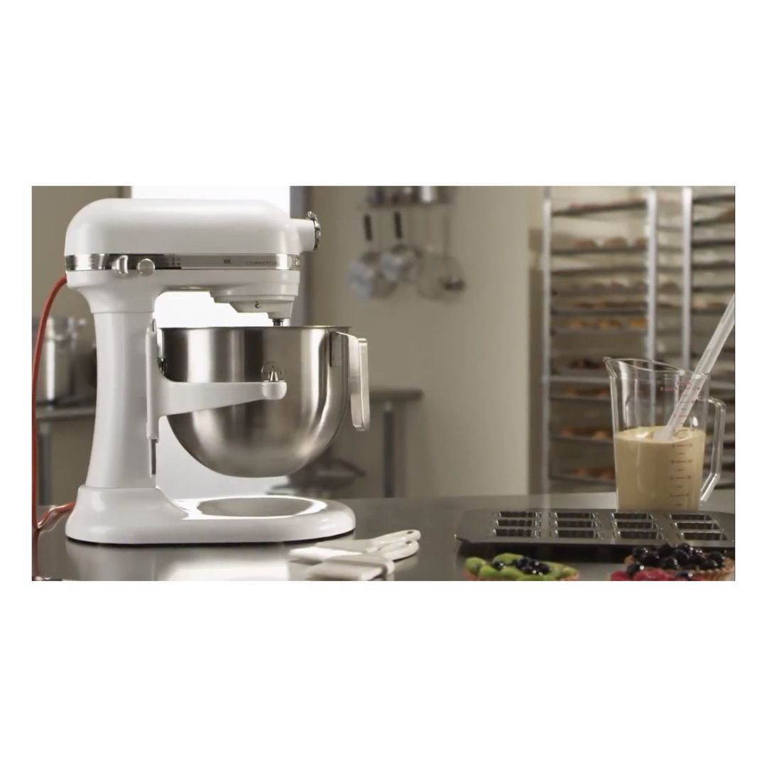 Batidora KitchenAid Comercial 7.6 L Blanca