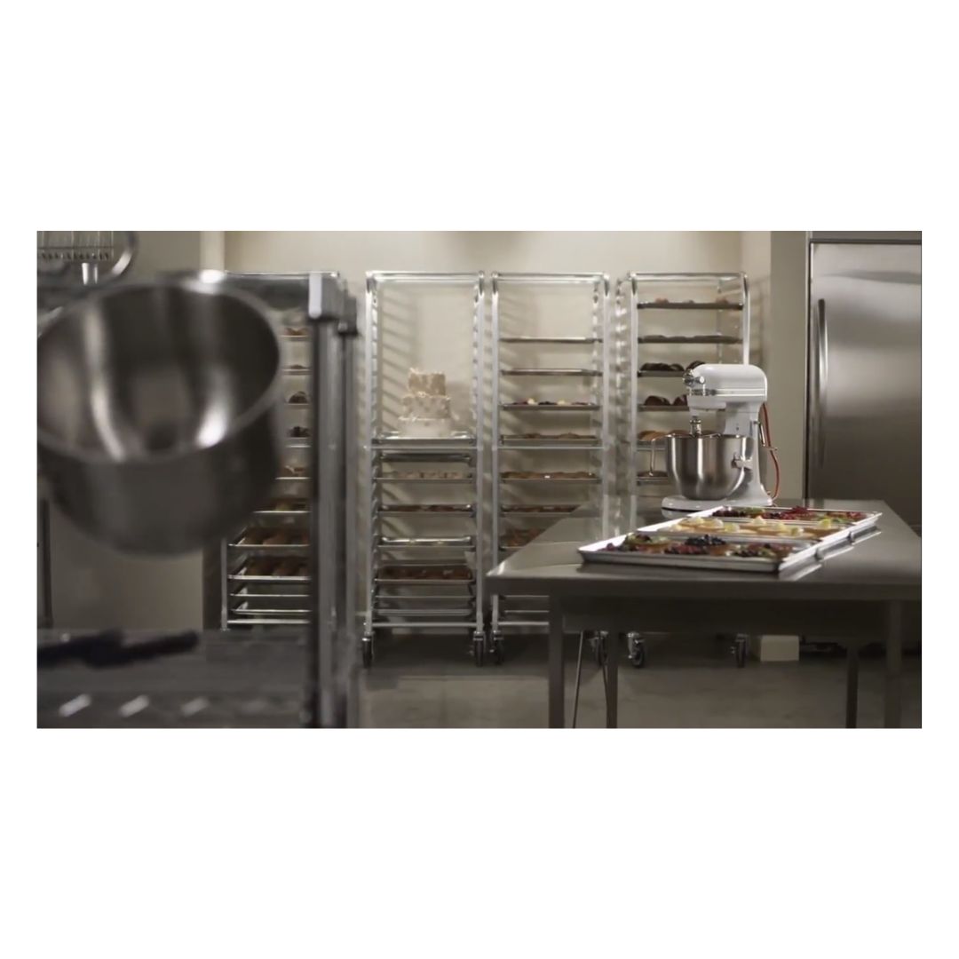 Batidora KitchenAid Comercial 7.6 L Blanca