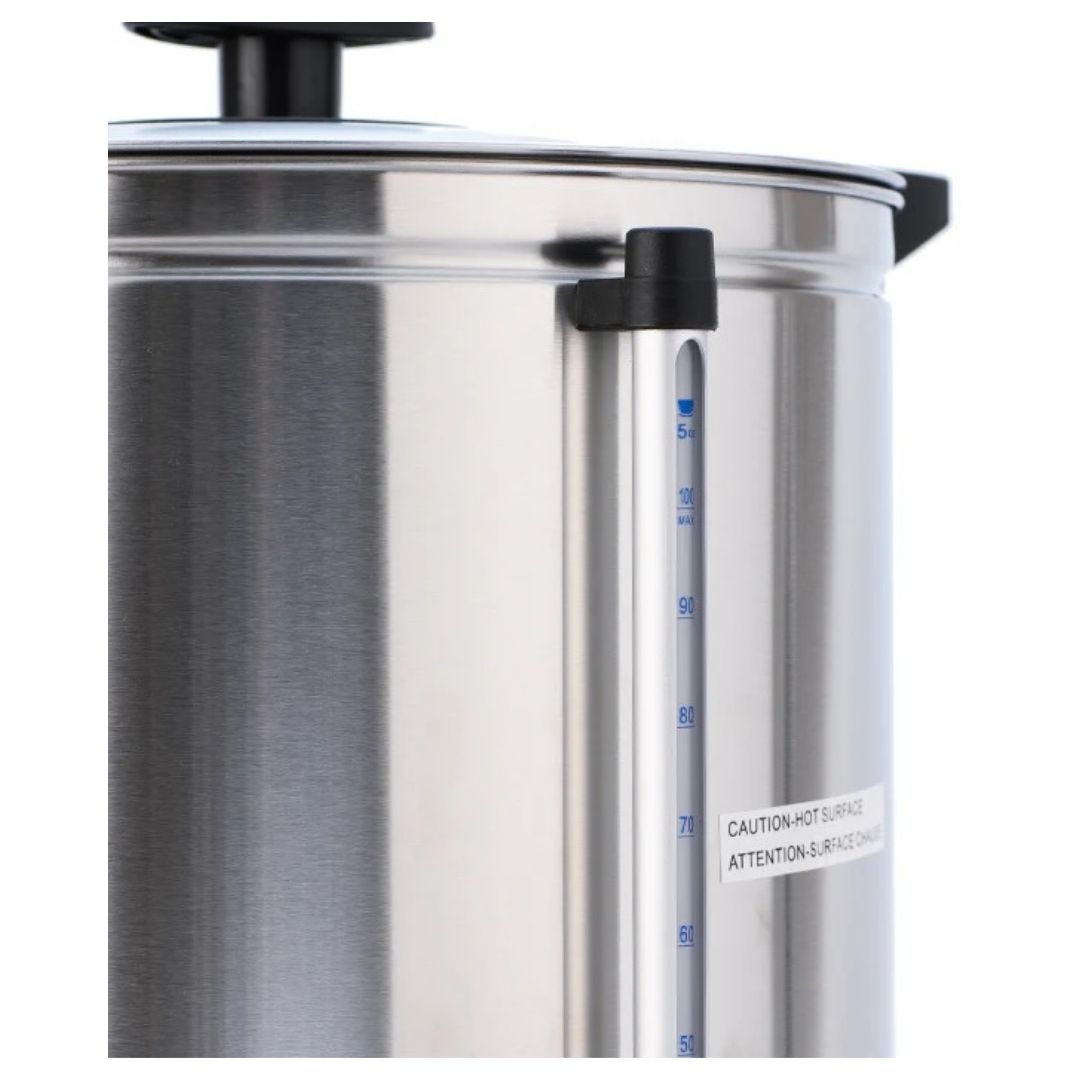 Cafetera Percoladora en Acero Inoxidable 50 Tazas