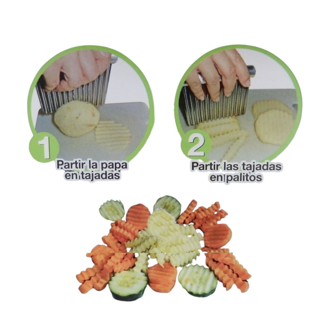 Cortador de Papa Rizada