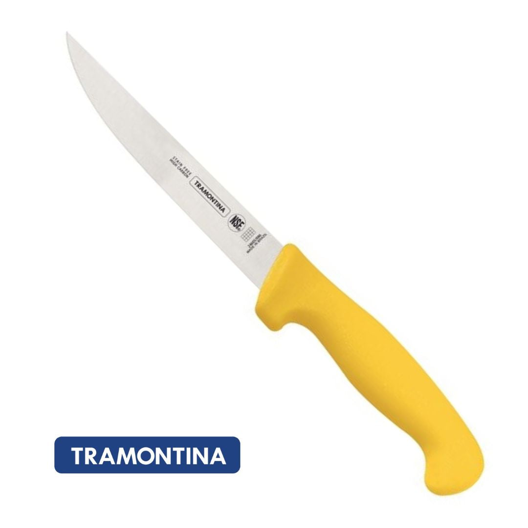 Cuchillo para Deshuesar Tramontina 6" Amarillo
