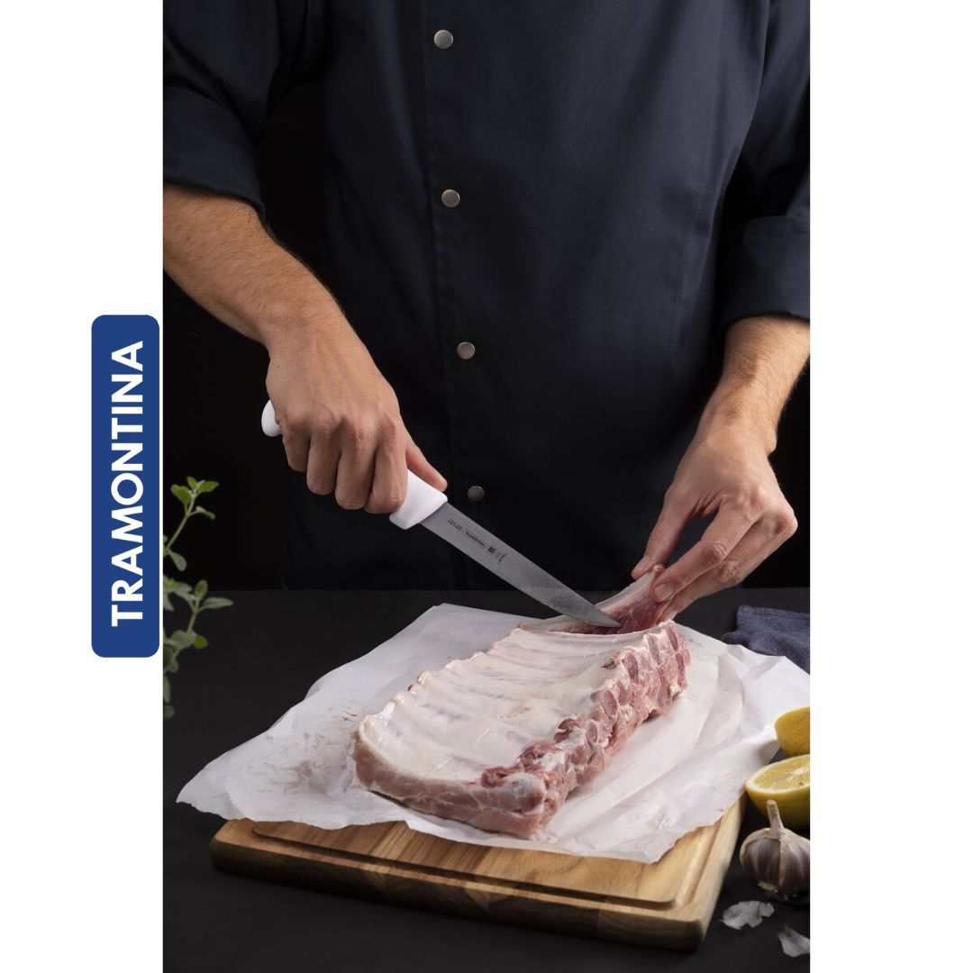 Cuchillo para Deshuesar Tramontina 6" Blanco