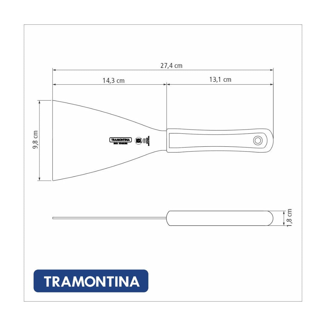 Espatula Raspador Tramontina Profesional 5X4"