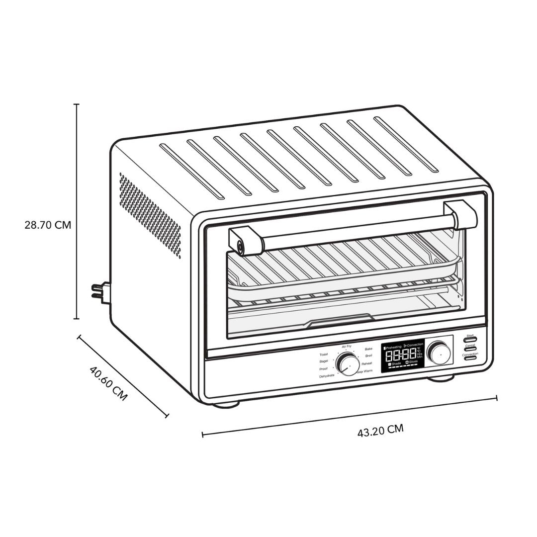 Horno KitchenAid de Convección con AirFry 21L