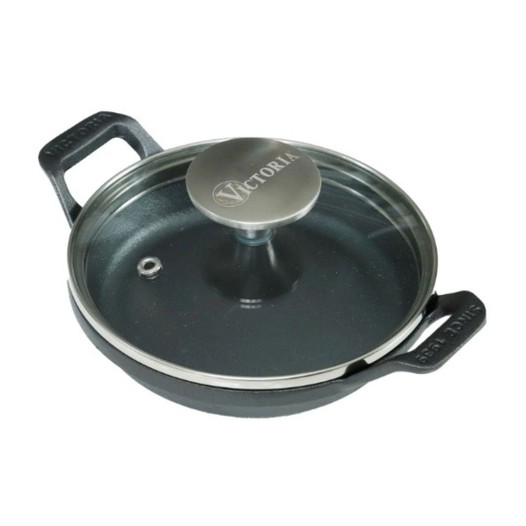 Mini Cazuela Victoria 14 cm con Tapa de Vidrio