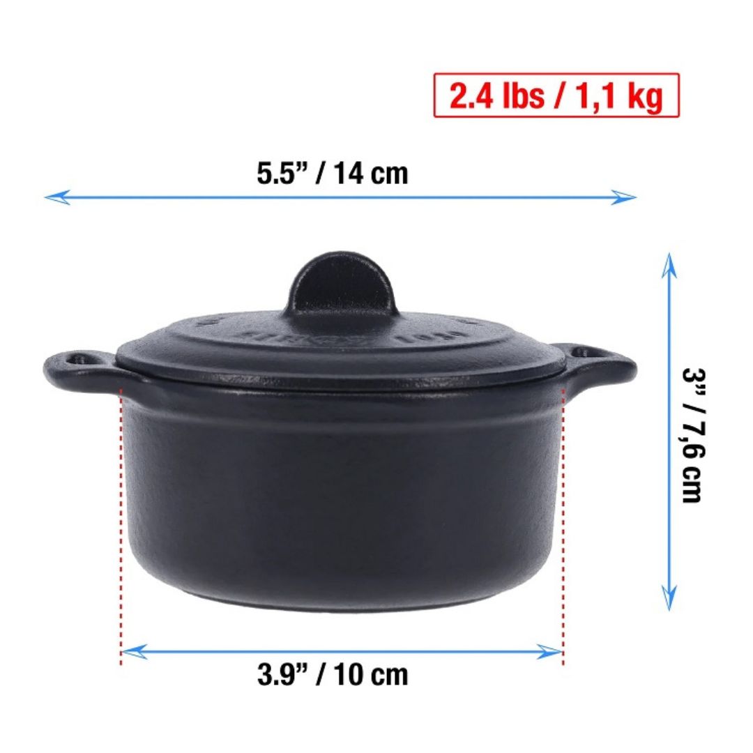 Mini Olla Cocotte Victoria Esmaltada 0.3 L
