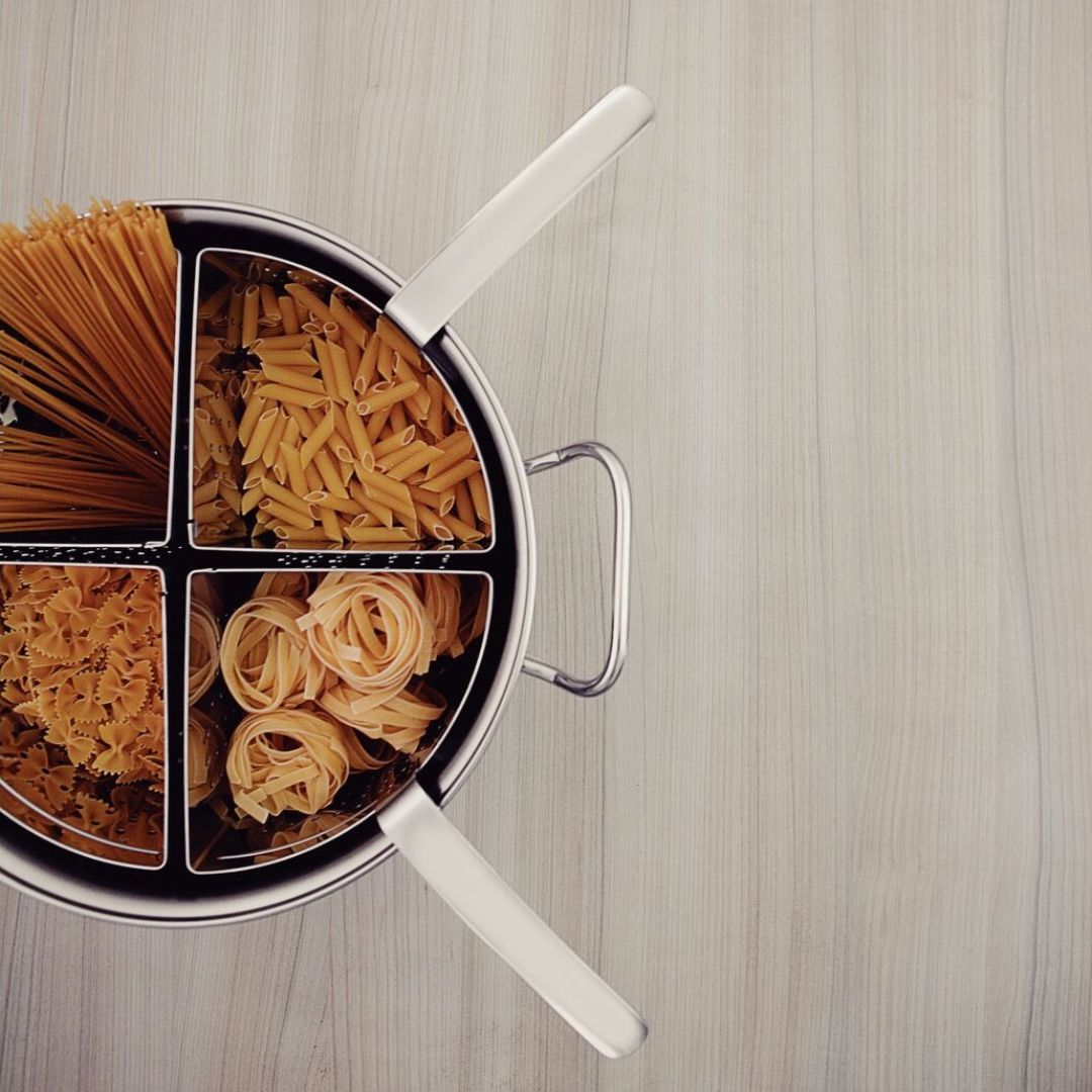Olla para Pastas Tramontina de Acero Inoxidable 30 cm 13.5 L