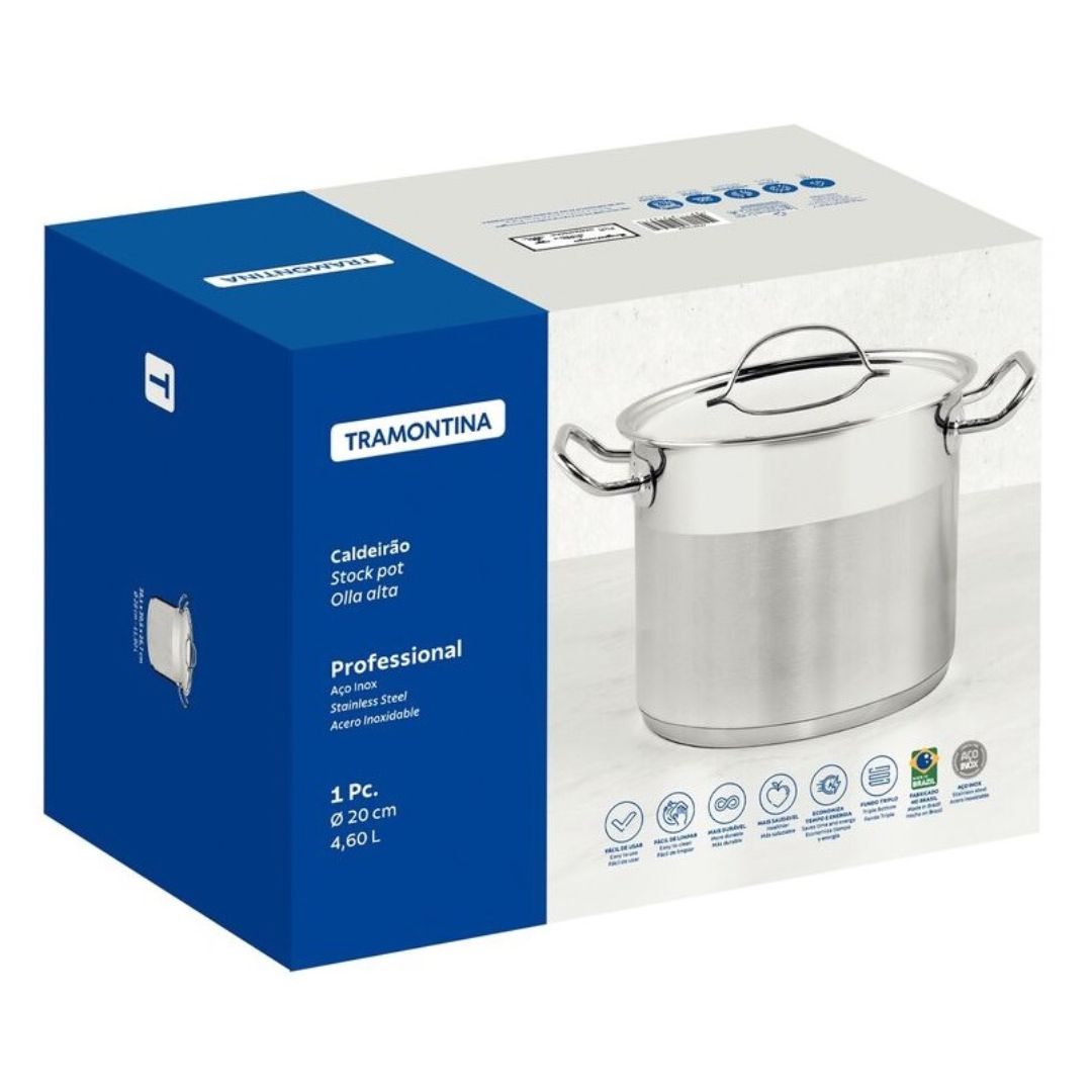 Olla Tramontina Acero Inoxidable 4.6 Litros