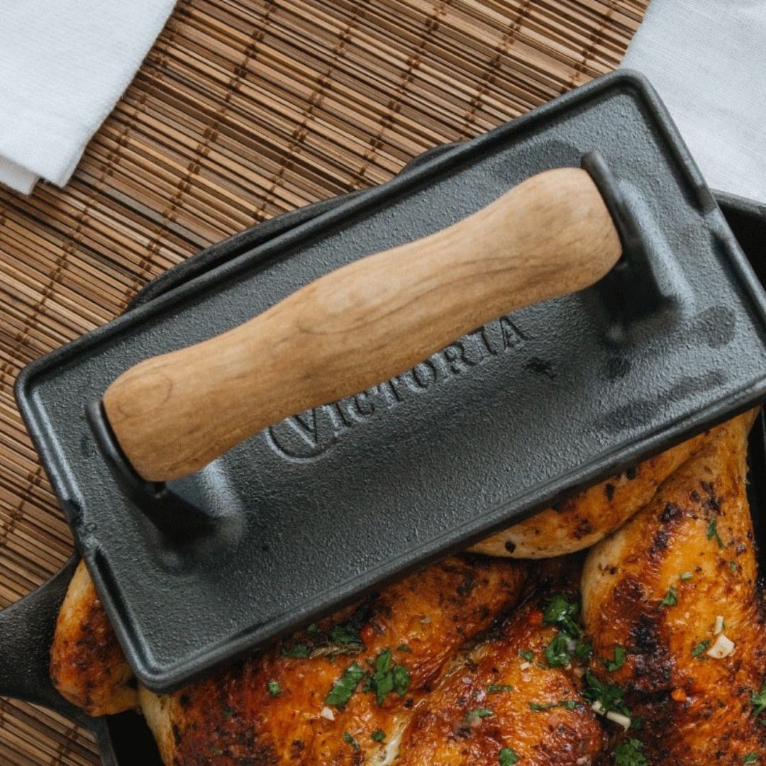 Prensa para Carne Victoria en Hierro Fundido 21 cm
