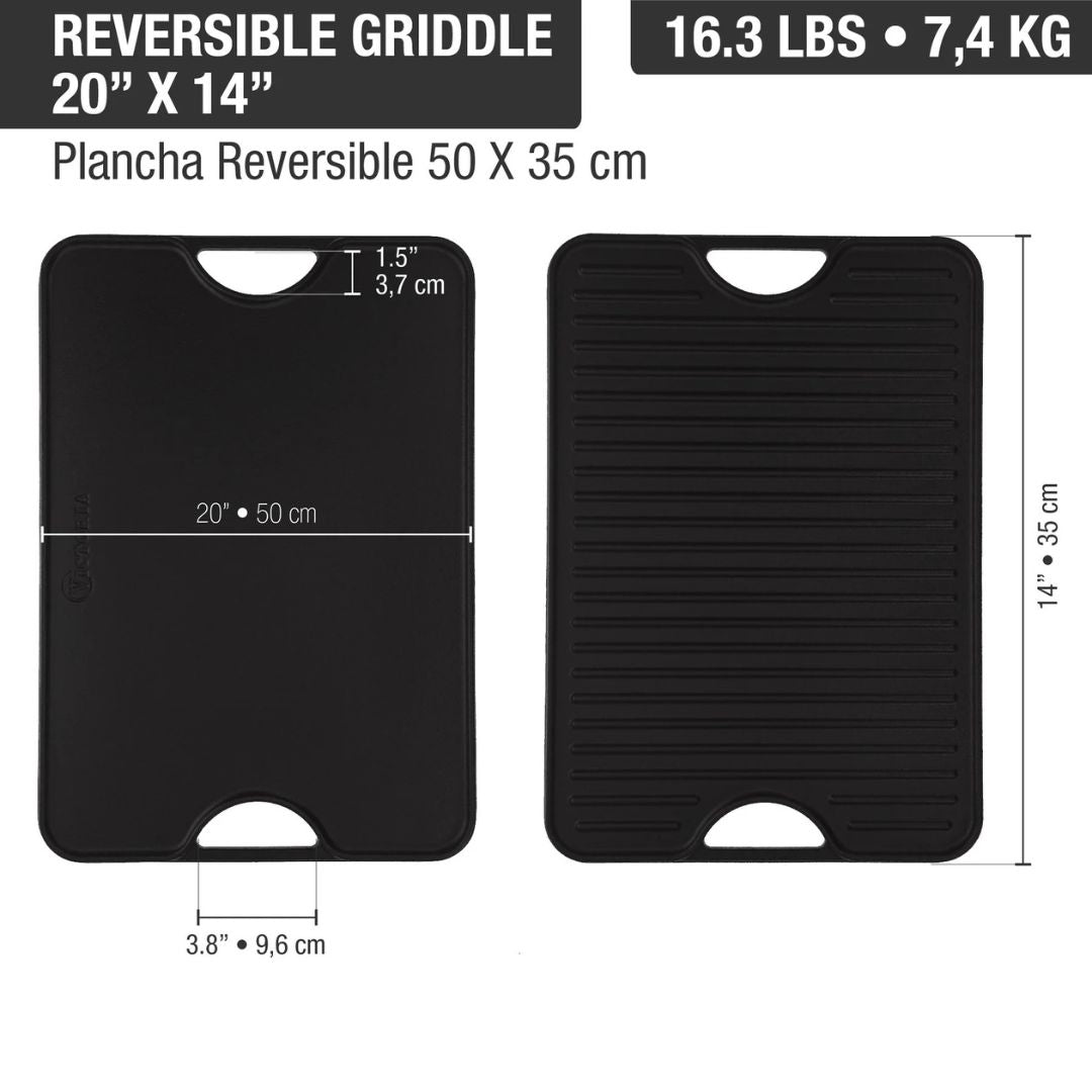 Plancha Victoria para Asar 50X35 cm