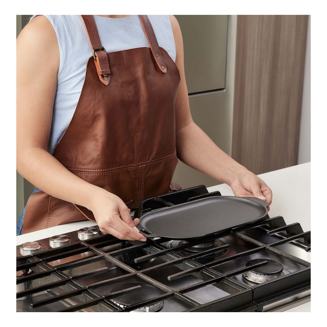 Plancha Ovalada Victoria en Hierro Fundido 34 cm