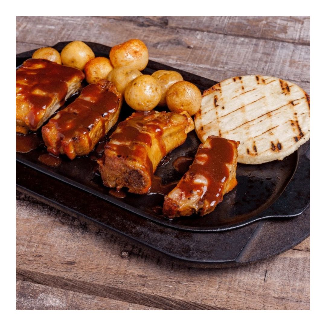 Plancha Ovalada Victoria en Hierro Fundido 34 cm