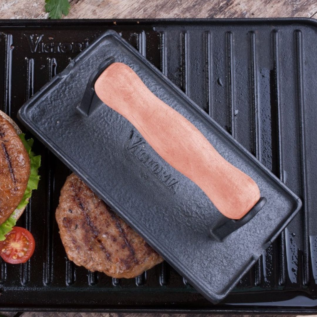 Prensa para Carne Victoria en Hierro Fundido 21 cm
