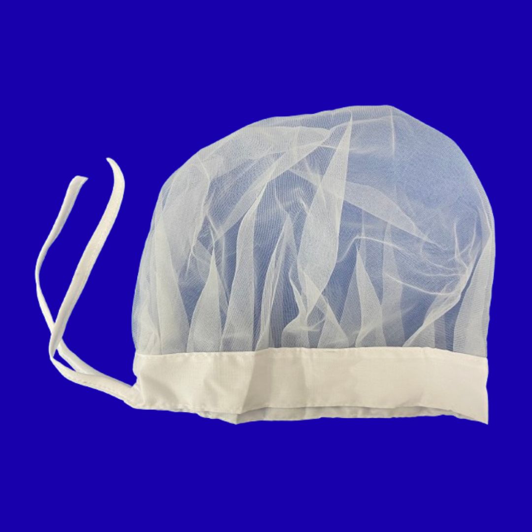 Gorro para el Cabello con Ribete Blanco