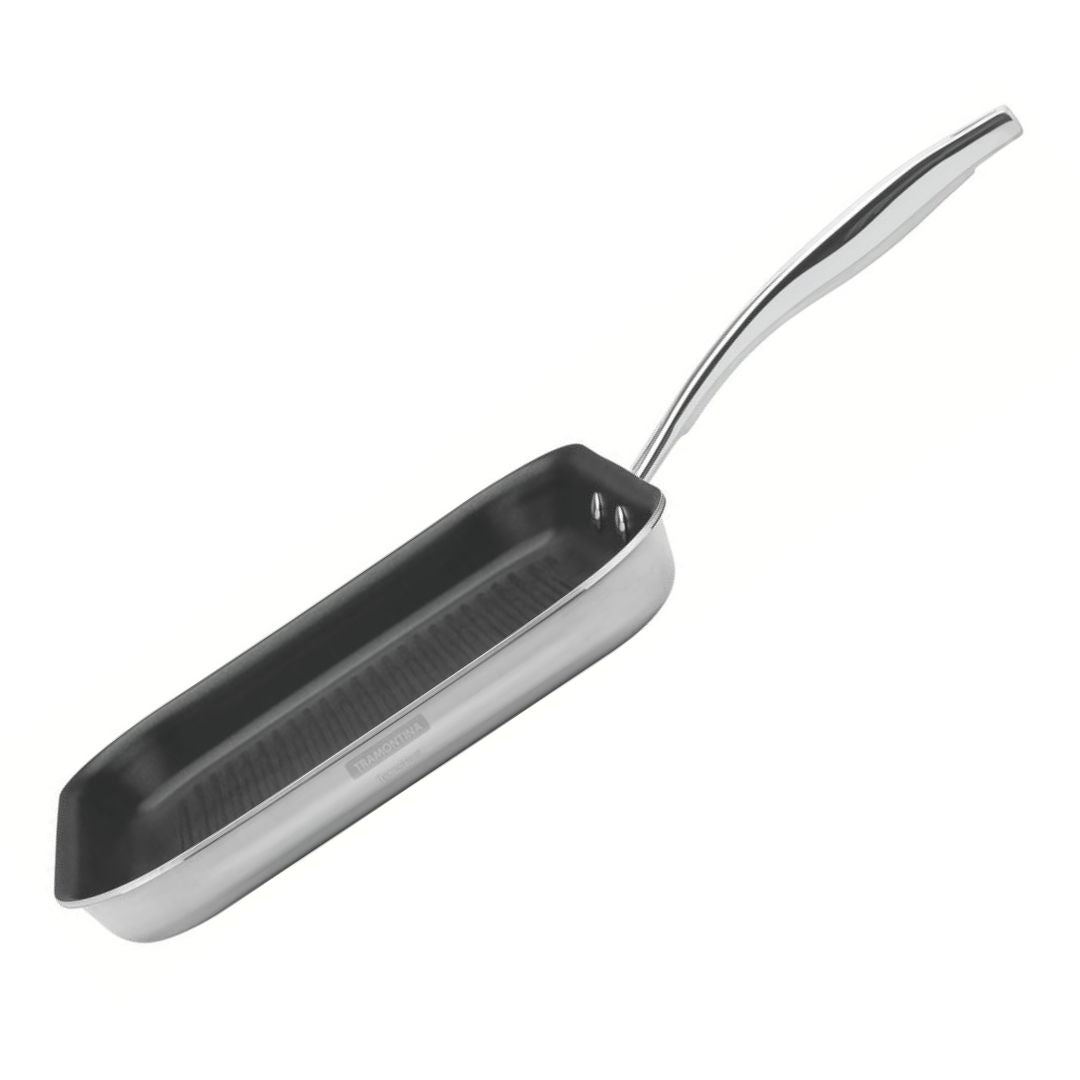 Plancha Tramontina Grano Acero Inox 28 cm