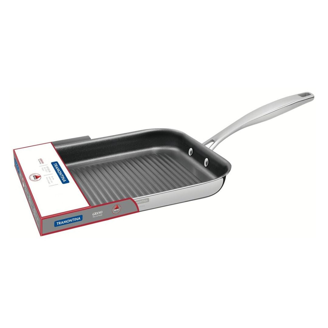 Plancha Tramontina Grano Acero Inox 28 cm