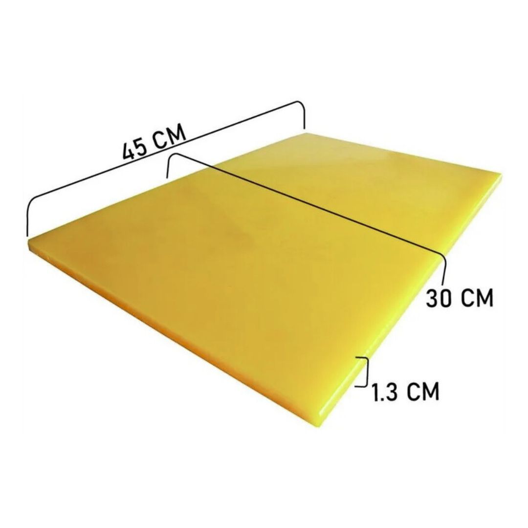 Tabla para Picar Alimentos Amarilla 45 cm Profesional