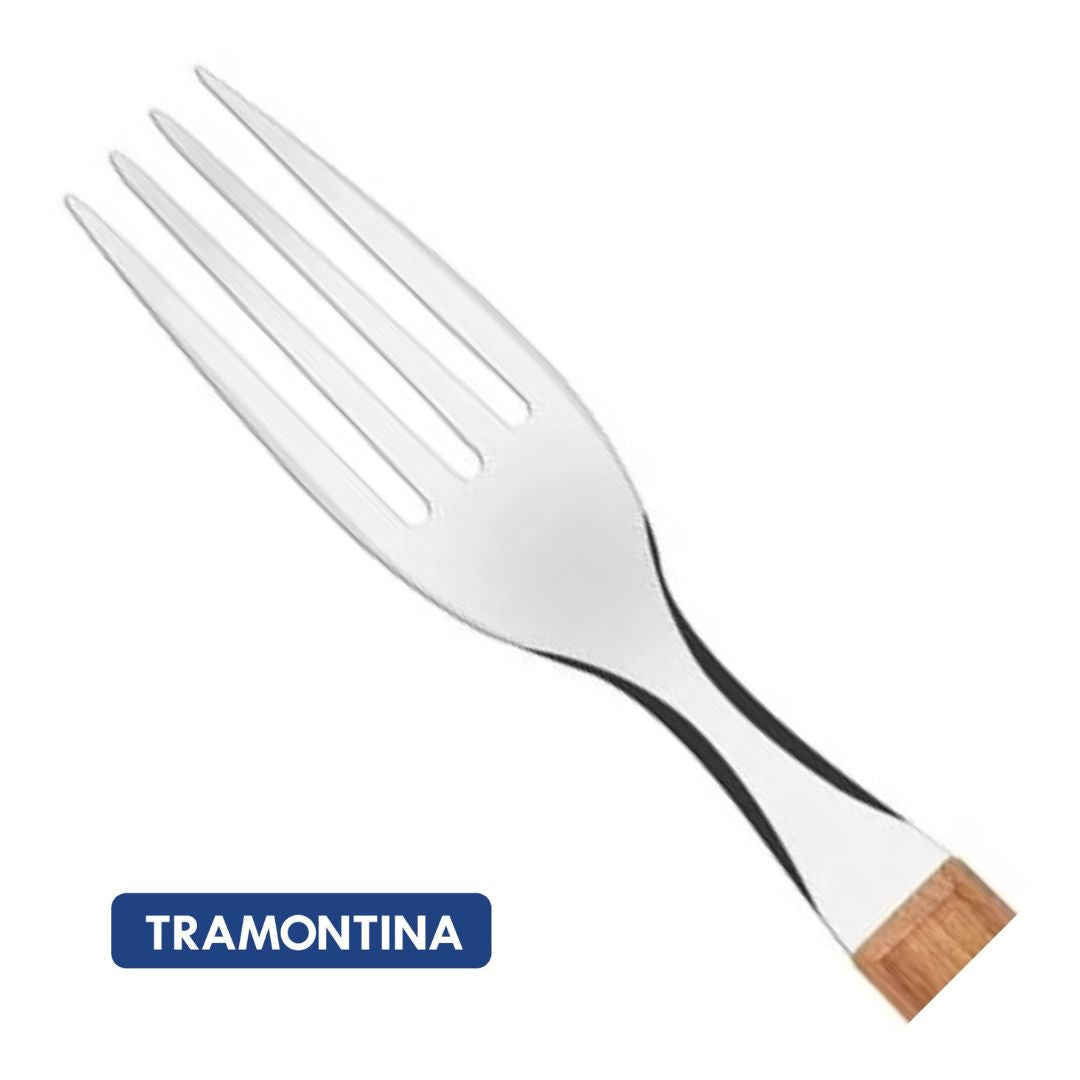 Tenedor Churrasco Mango de Madera