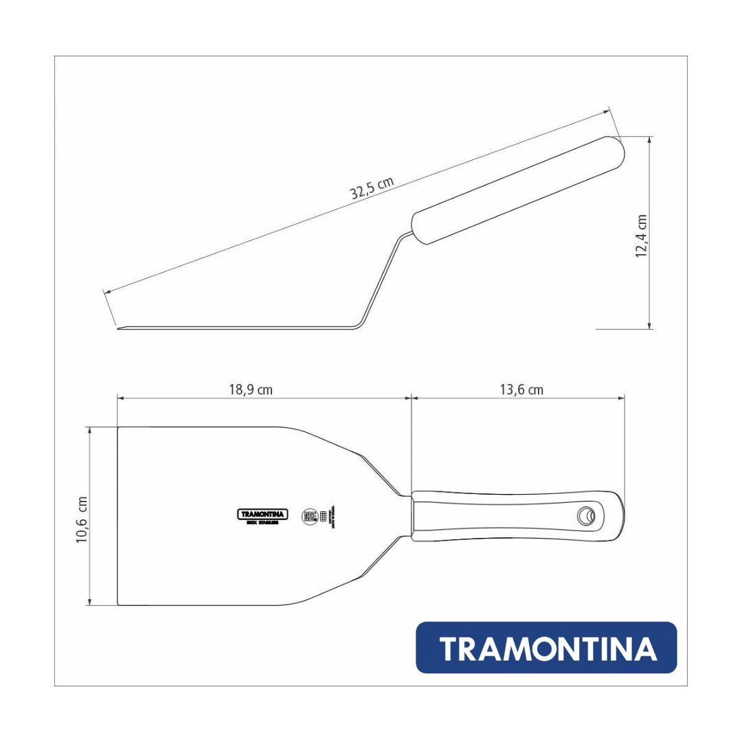 Espatula Profesional para Hamburguesas Tramontina 7x4,1/4"
