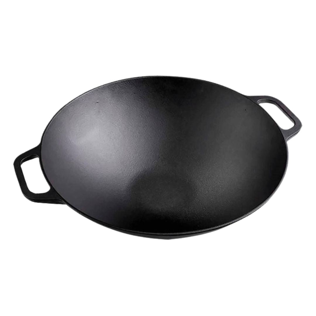 Wok Victoria de Hierro Fundido 35.5 cm