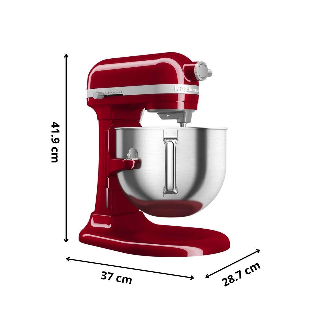 Batidora KitcheAid con Tazón Elevable 6.6 L Roja