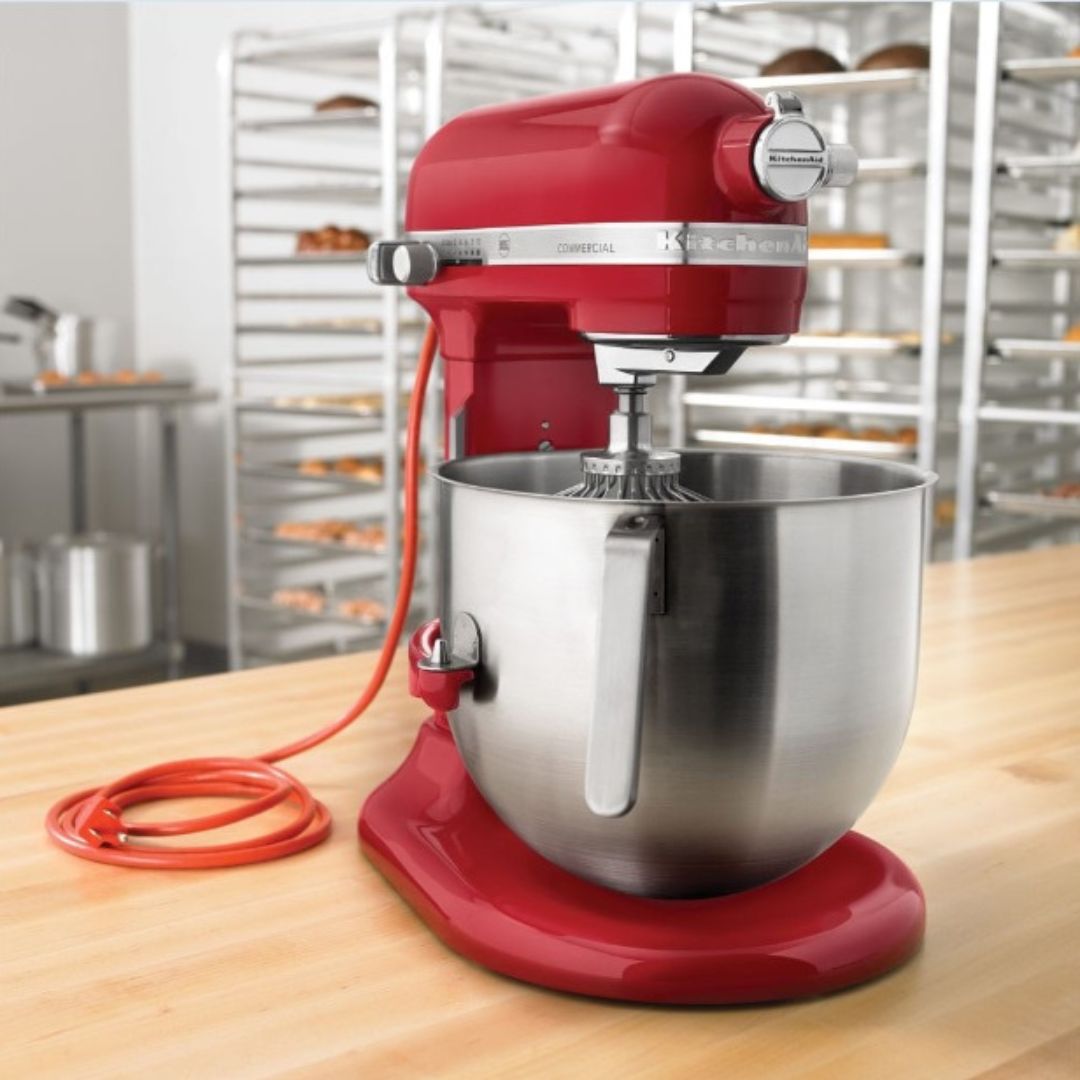 Batidora KitchenAid Comercial 7.6 L Roja