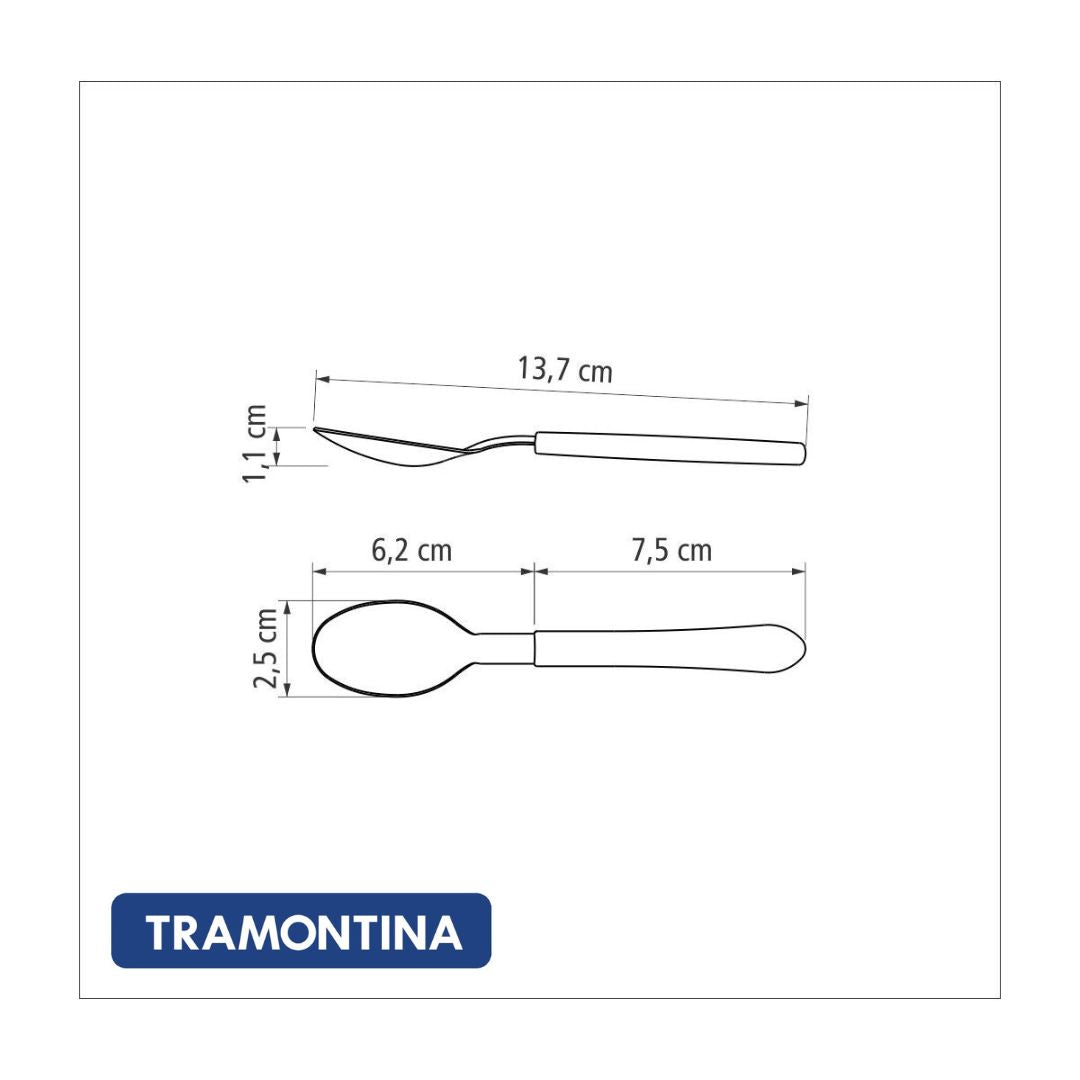 Cucharita de Té Tramontina 13.7 cm