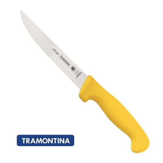 Cuchillo para Deshuesar Tramontina 6" Amarillo