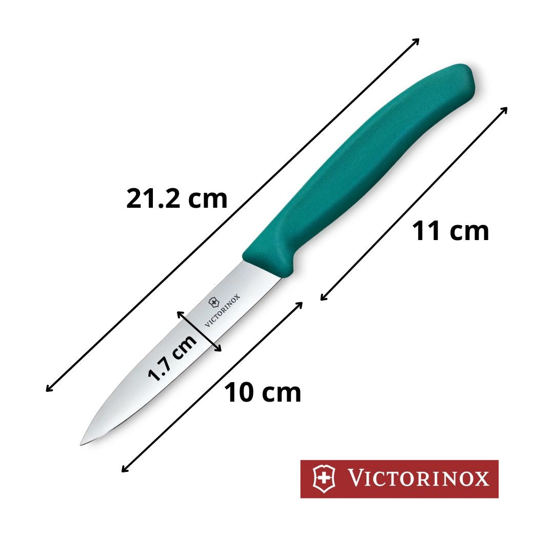 Cuchillo Victorinox Verduras 10 cm (4") Verde Oscuro