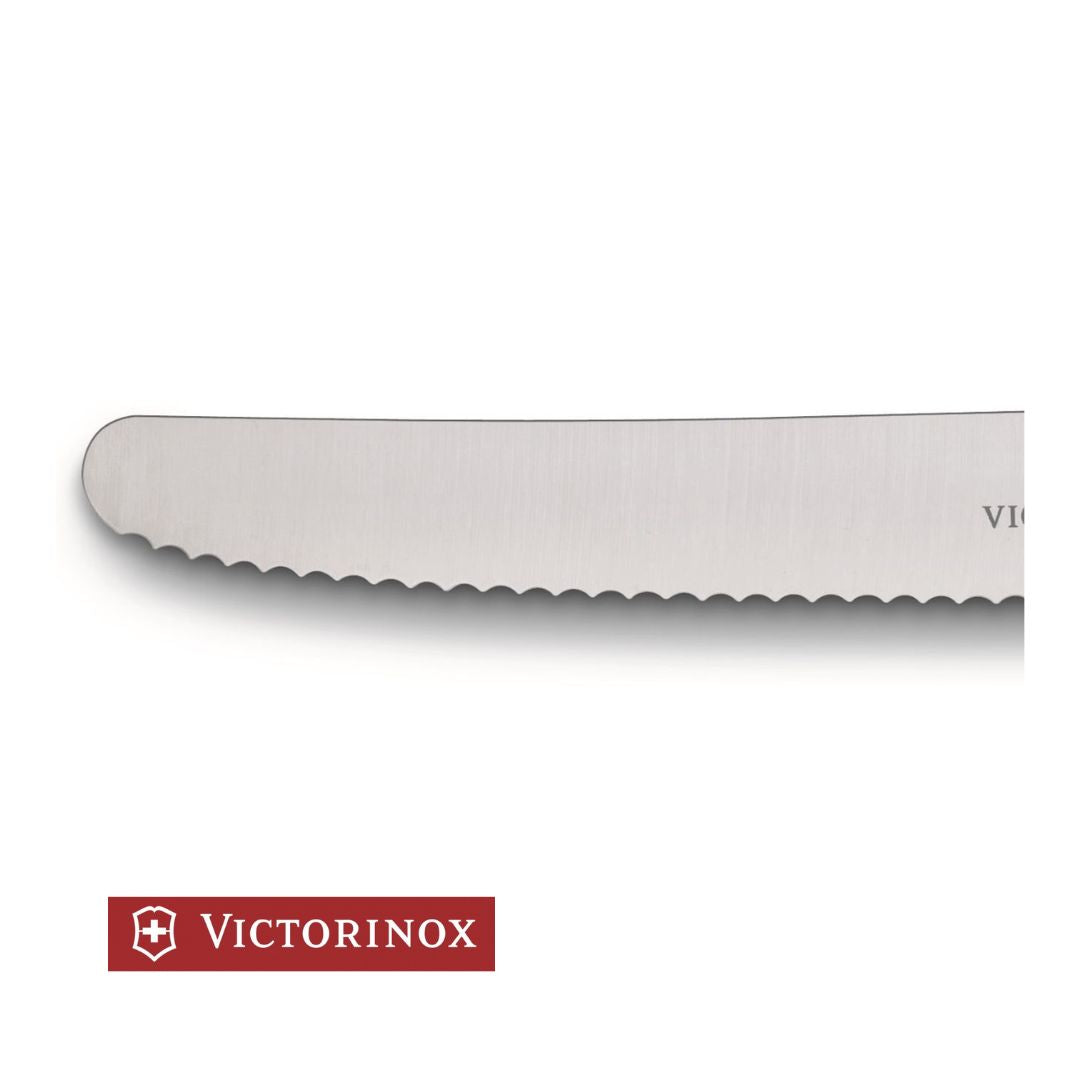 Cuchillo Dentado Victorinox Amarillo 11 cm