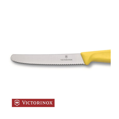 Cuchillo Dentado Victorinox Amarillo 11 cm