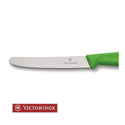 Cuchillo Dentado Victorinox Verde 11 cm