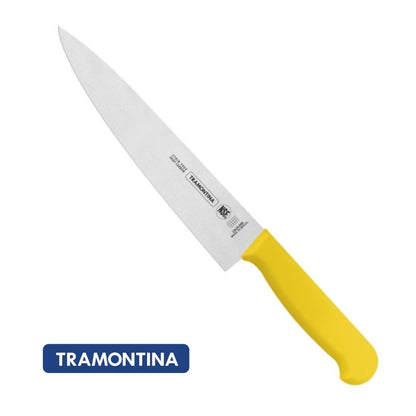 Cuchillo Chef Tramontina Amarillo 20 cm (8")