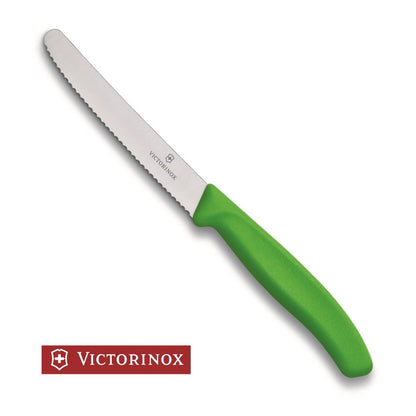 Cuchillo Dentado Victorinox Verde 11 cm