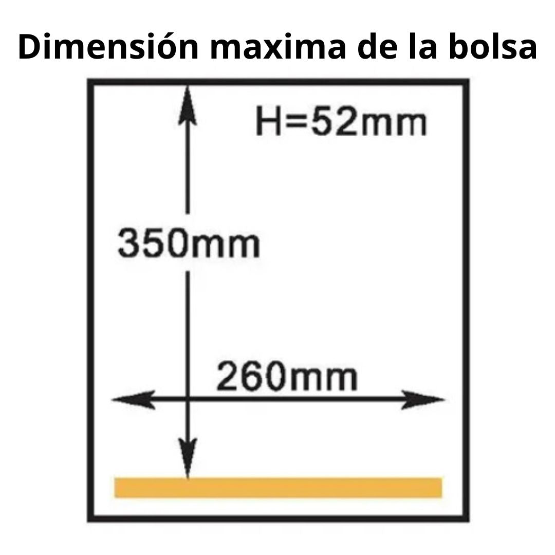 Empacadora al Vacío de Mesa 26 cm