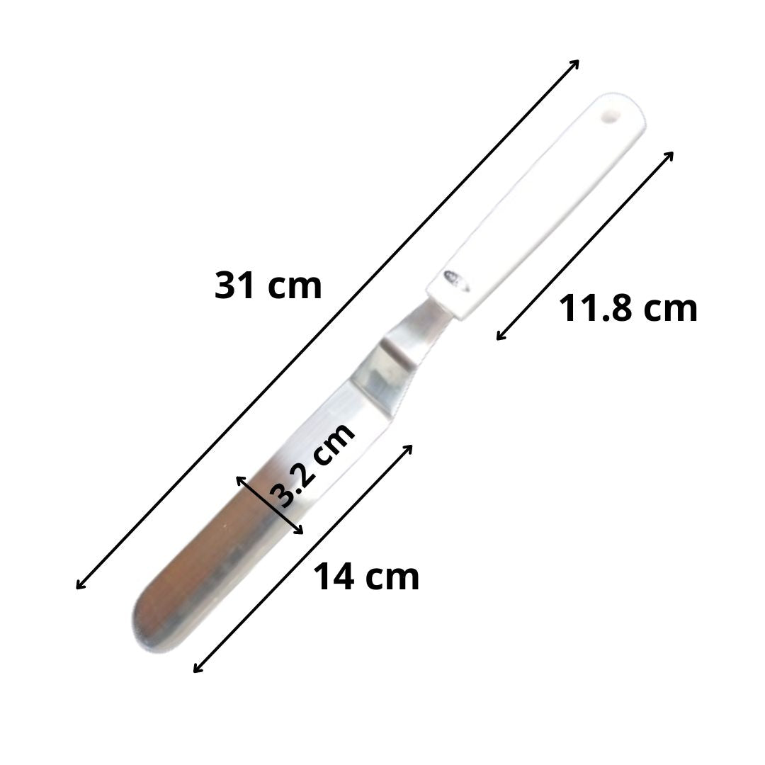 Espátula Acodada para Repostería 14 cm