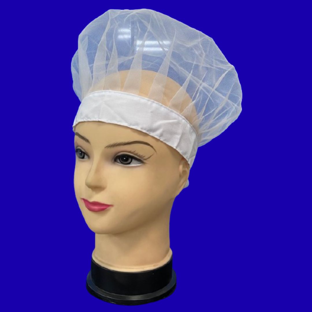 Gorro para el Cabello con Ribete Blanco