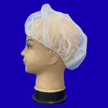 Gorro para Cabello Cocina Redondo Blanco