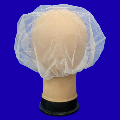 Gorro para Cabello Cocina Redondo Blanco