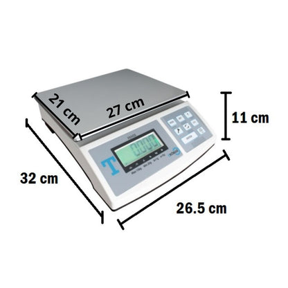 Balanza Electrónica solo Peso 15kg/1gr