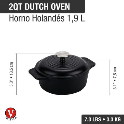 Horno Holandes Victoria 1.9 L Olla Esmaltada