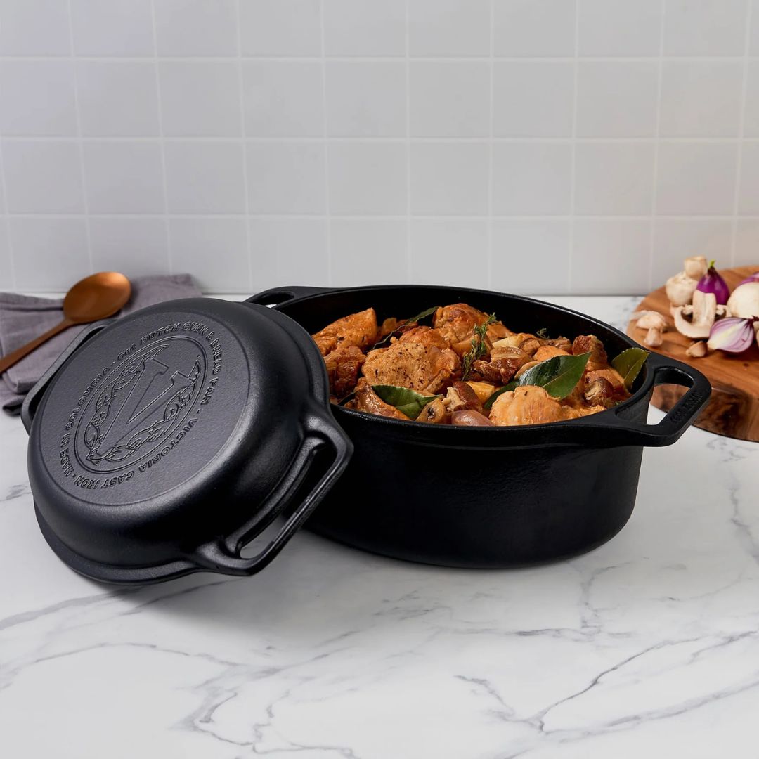 Horno Holandés Ovalado Victoria 5.7 Lt Esmaltado