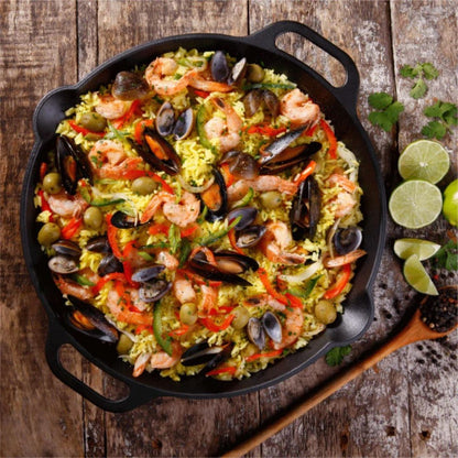 Paellera Victoria de Hierro Fundido Esmaltado 33 cm