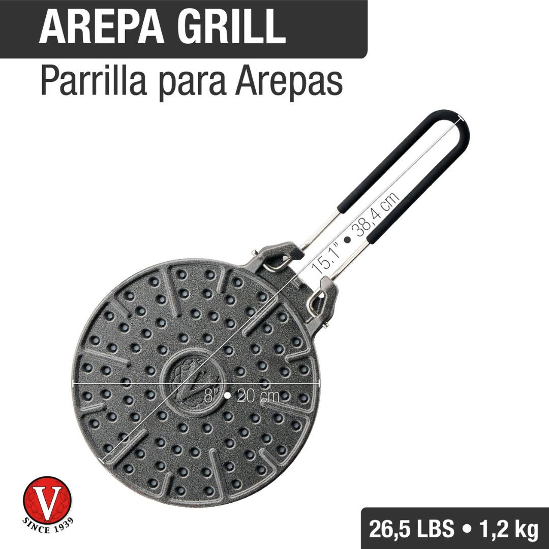 Parrilla para Arepas Victoria en Hierro 20 cm