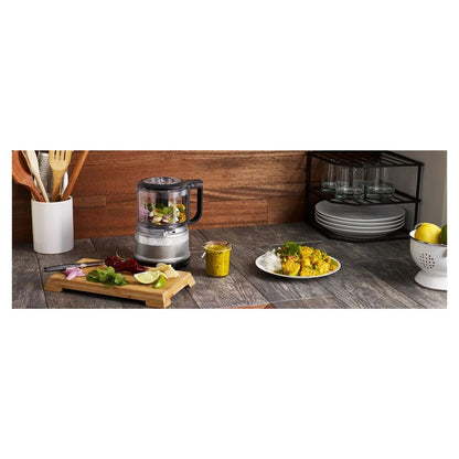 Procesador KitchenAid de 3.5 Tazas Gris Plata