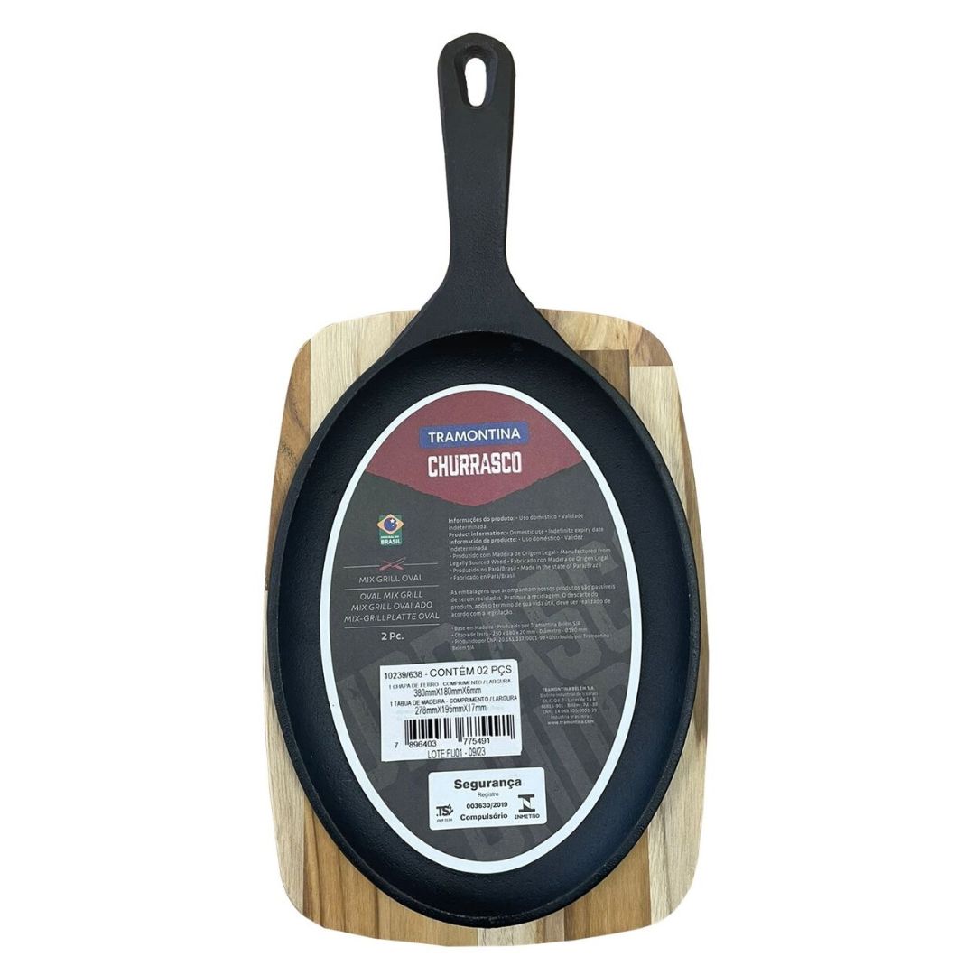 Plancha para Barbacoa Tramontina Ovalada