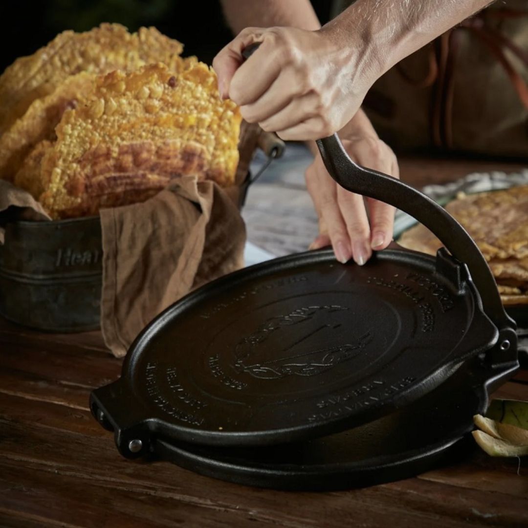 Pataconera Tortillera Victoria de Hierro Fundido 25 cm