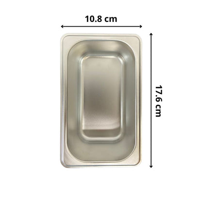 Azafate 1/9 x 6.5cm Acero Inoxidable
